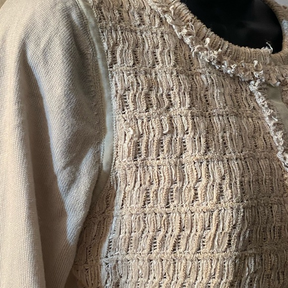 Elie Tahari collarless tweed jacket - Picture 6 of 15